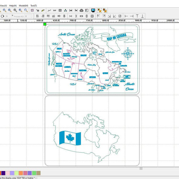 Canada puzzle map