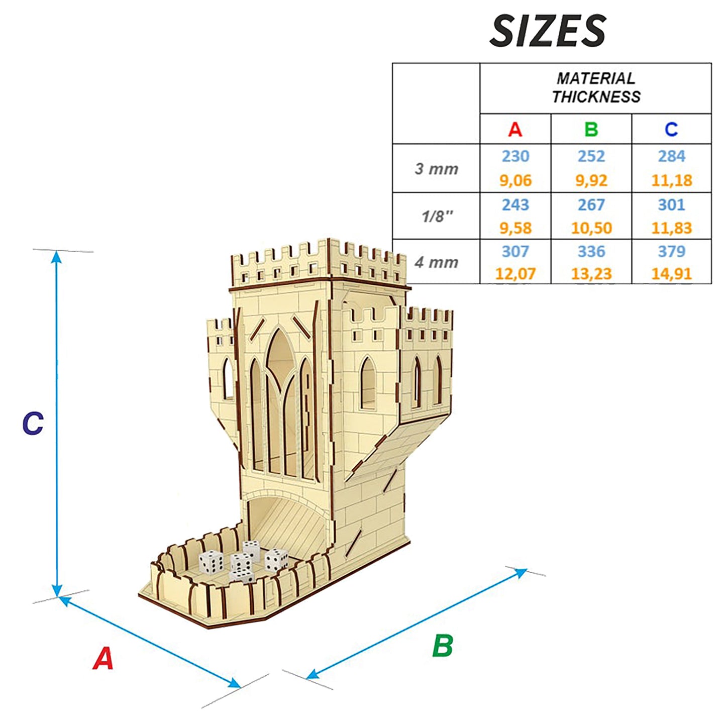 Castle Dice Tower