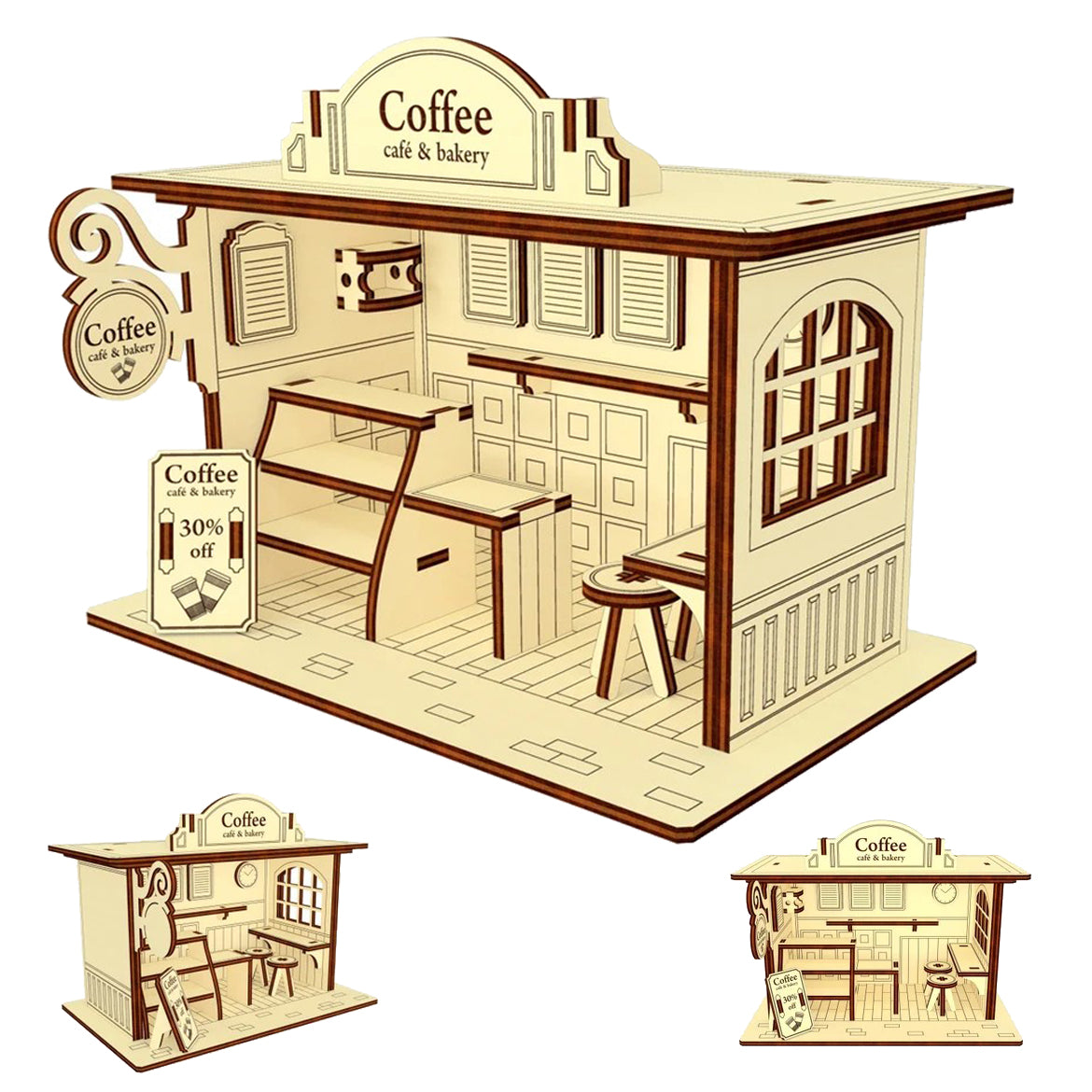 "Caffee - cafe &amp; bakery" miniature – Vector Painter