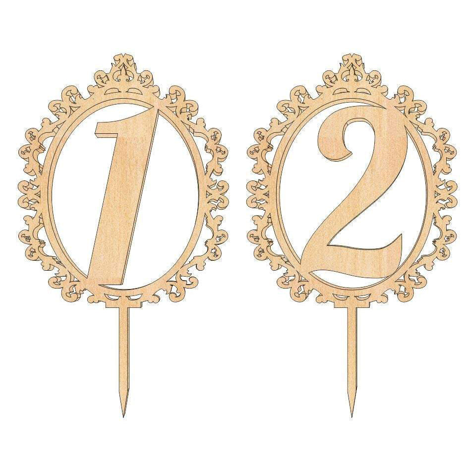 Weeding toppers number