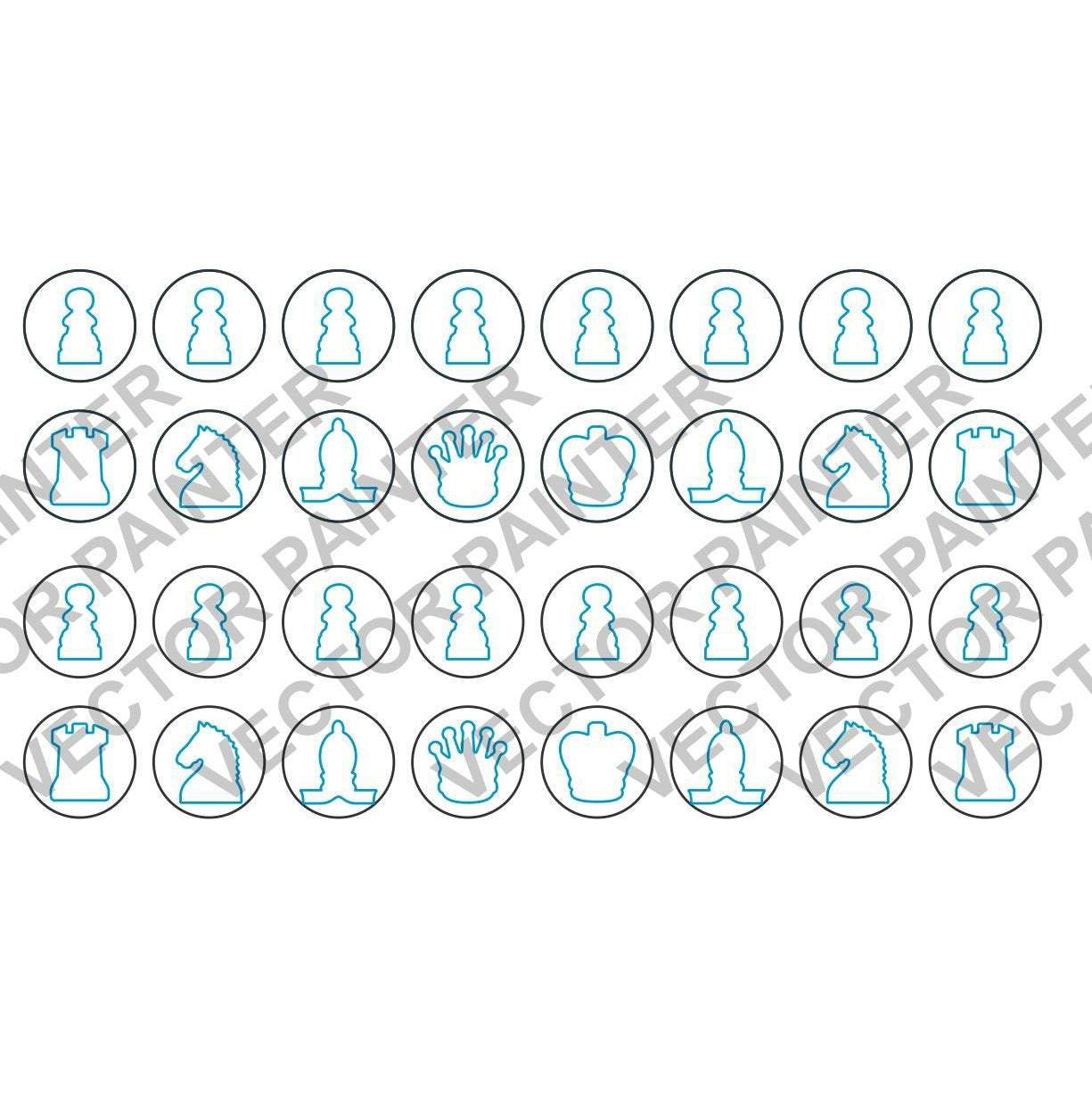 Chess - Laser Cut File SVG & DXF