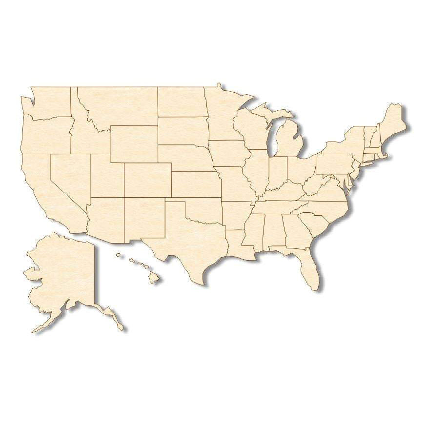 USA Puzzle Map