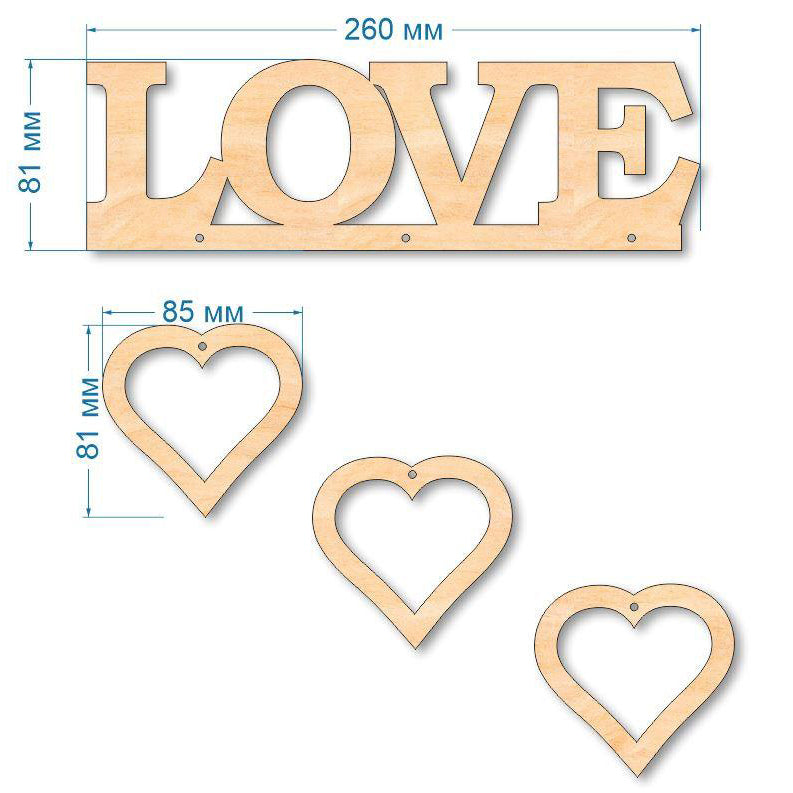 Photo frame "Love"