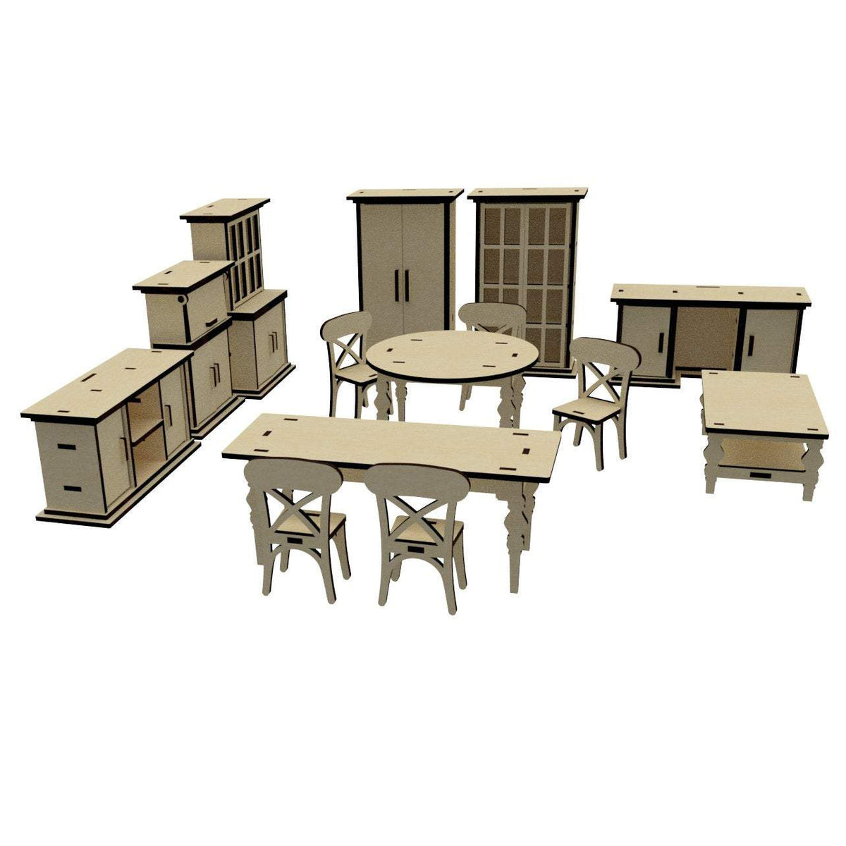 Doll furniture – Vector Painter