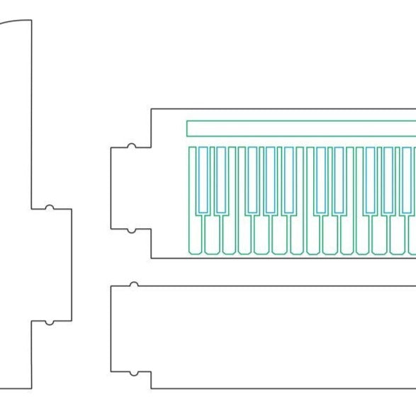Piano secret box