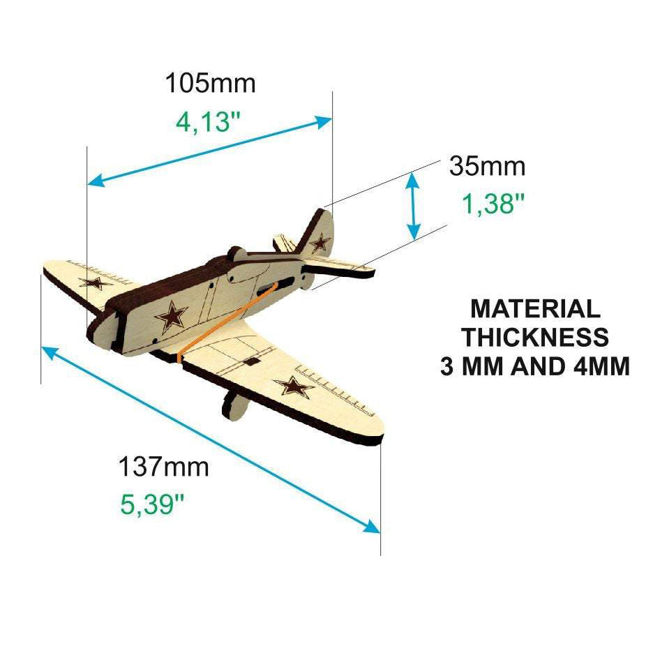Shooting-Arrows Airplane Miniature