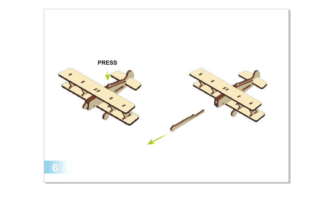 Shooting arrows Biplane
