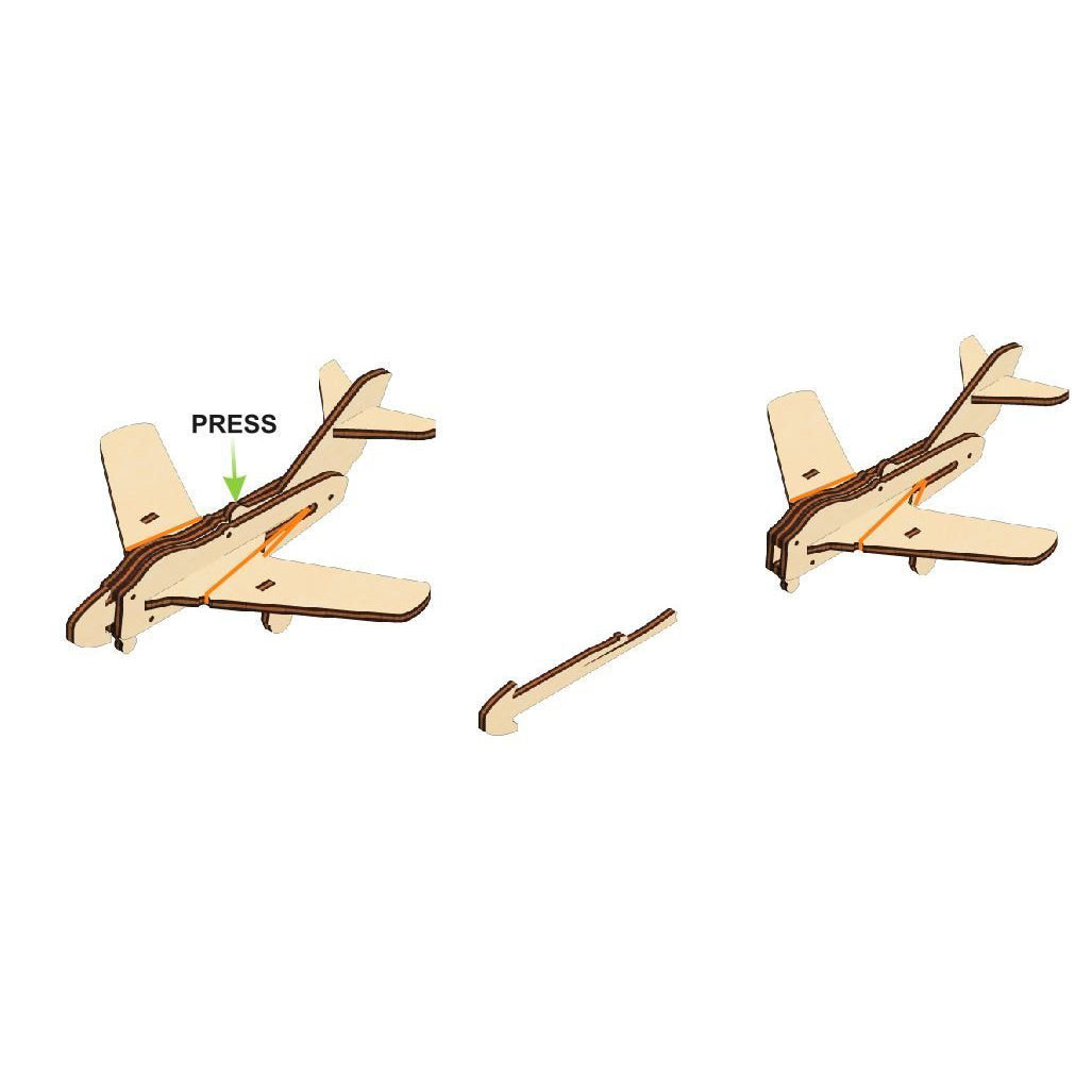 Set of 3 airplanes