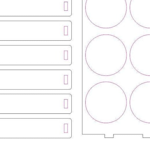 Cesta para cerveza - Archivo de corte láser SVG y DXF