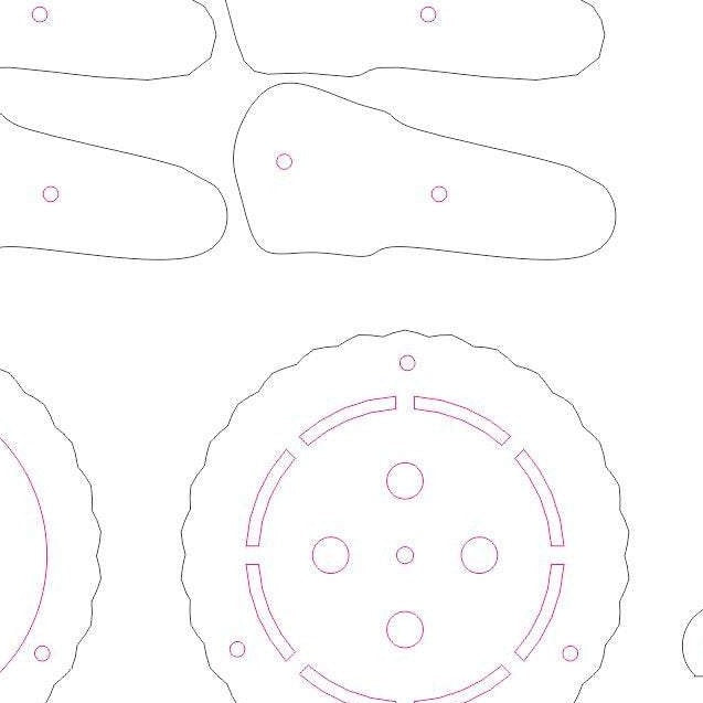 Scooter Laser Cut File, Motorcycle Model SVG