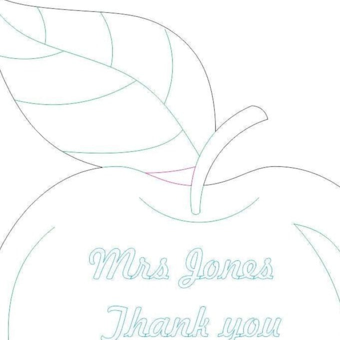 Set of 3 Greeting cards for teachers