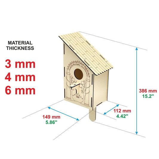 Nesting box "Patterns"