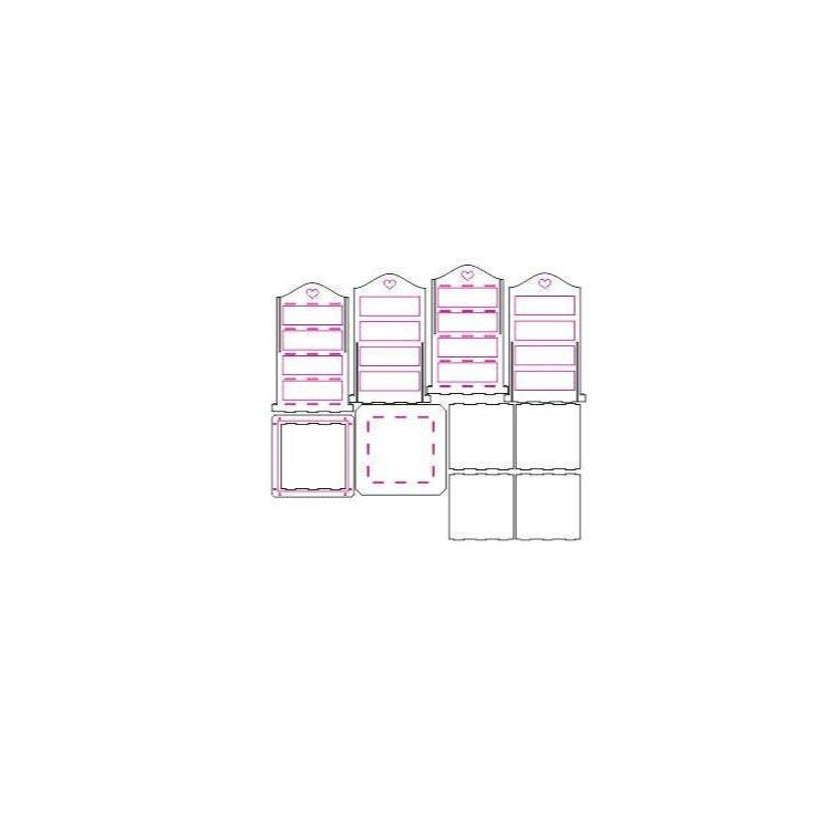 Stand for sweets - Laser Cut File SVG & DXF