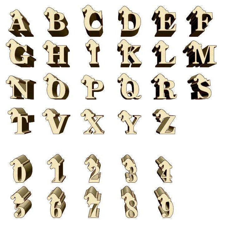 Alphabet in the hat