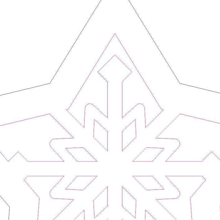 Set of 8 Christmas tree toppers