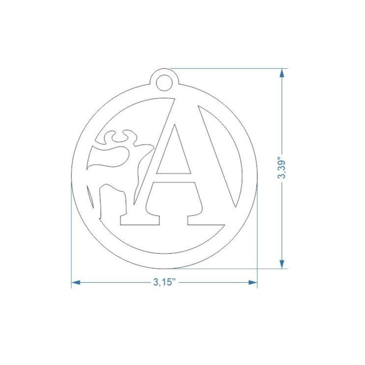 Alphabet for Christmas tree