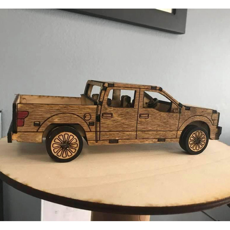Car Model Pickup with Moving wheels