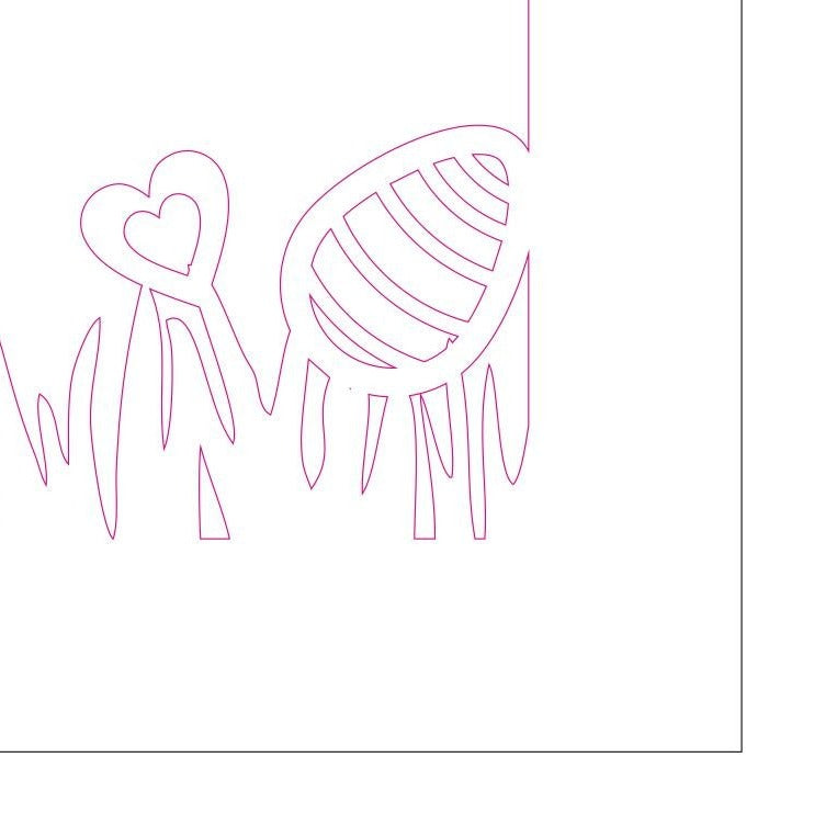Tarjeta de felicitación de Pascua - Archivo de corte láser SVG y DXF