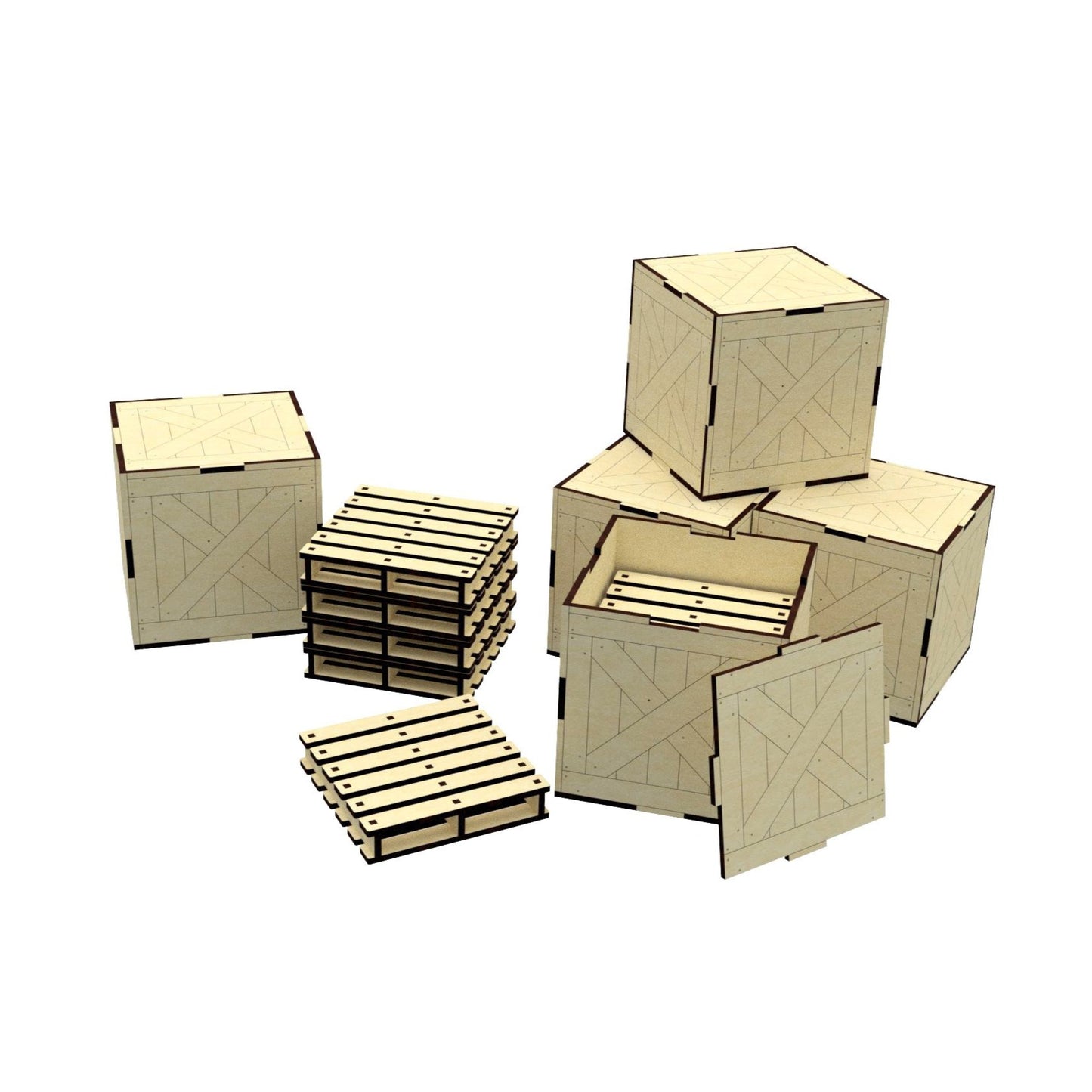 Cup holder with box