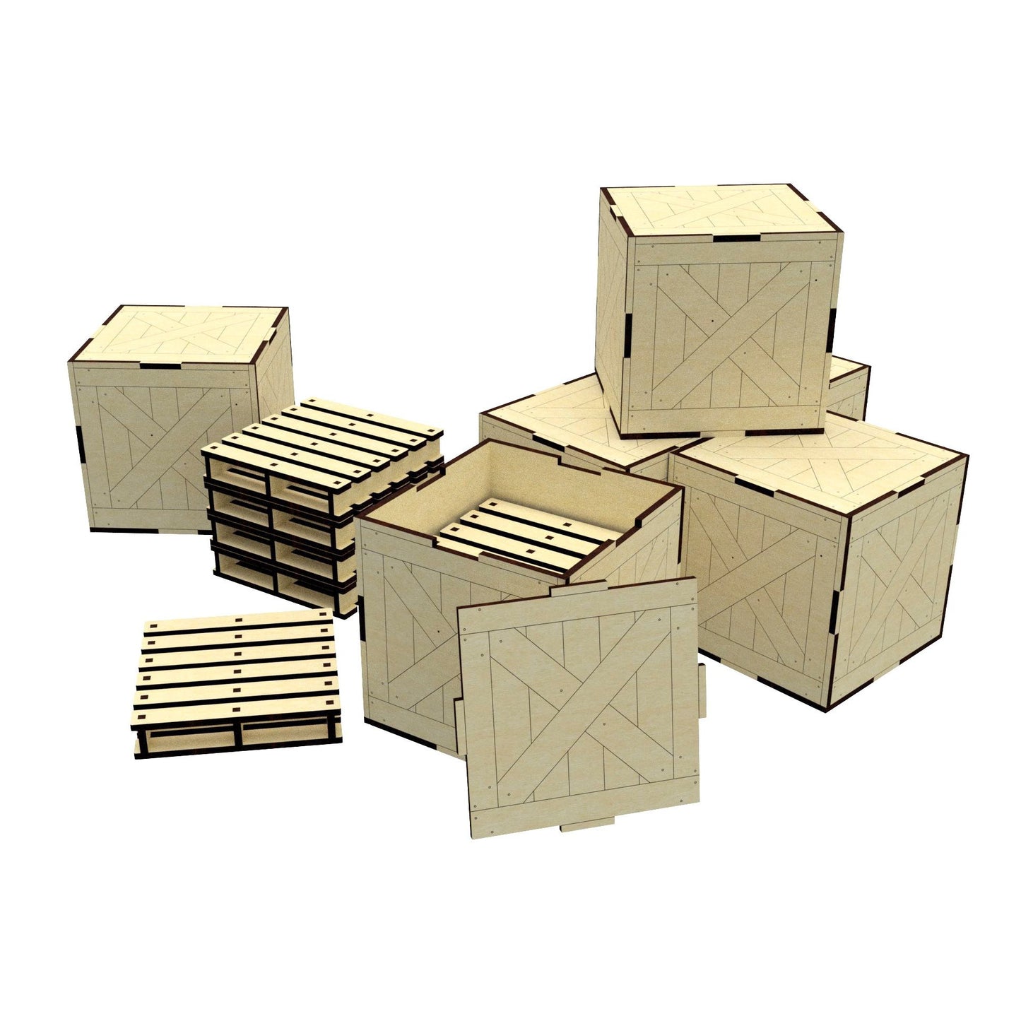 Cup holder with box