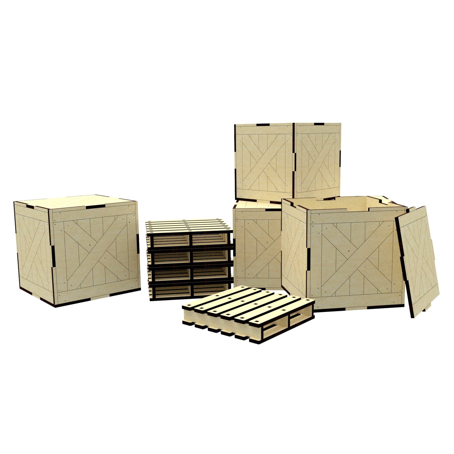 Cup holder with box
