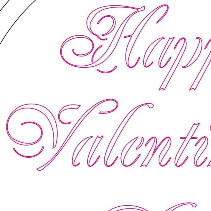 Tarjeta de San Valentín en Movimiento "Estética" - Archivo de Corte Láser SVG y DXF