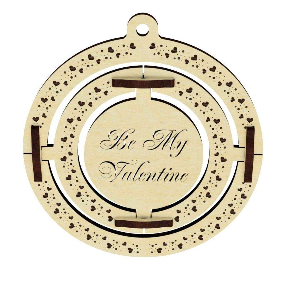 Moving Card for Valentine's Day "Be my"
