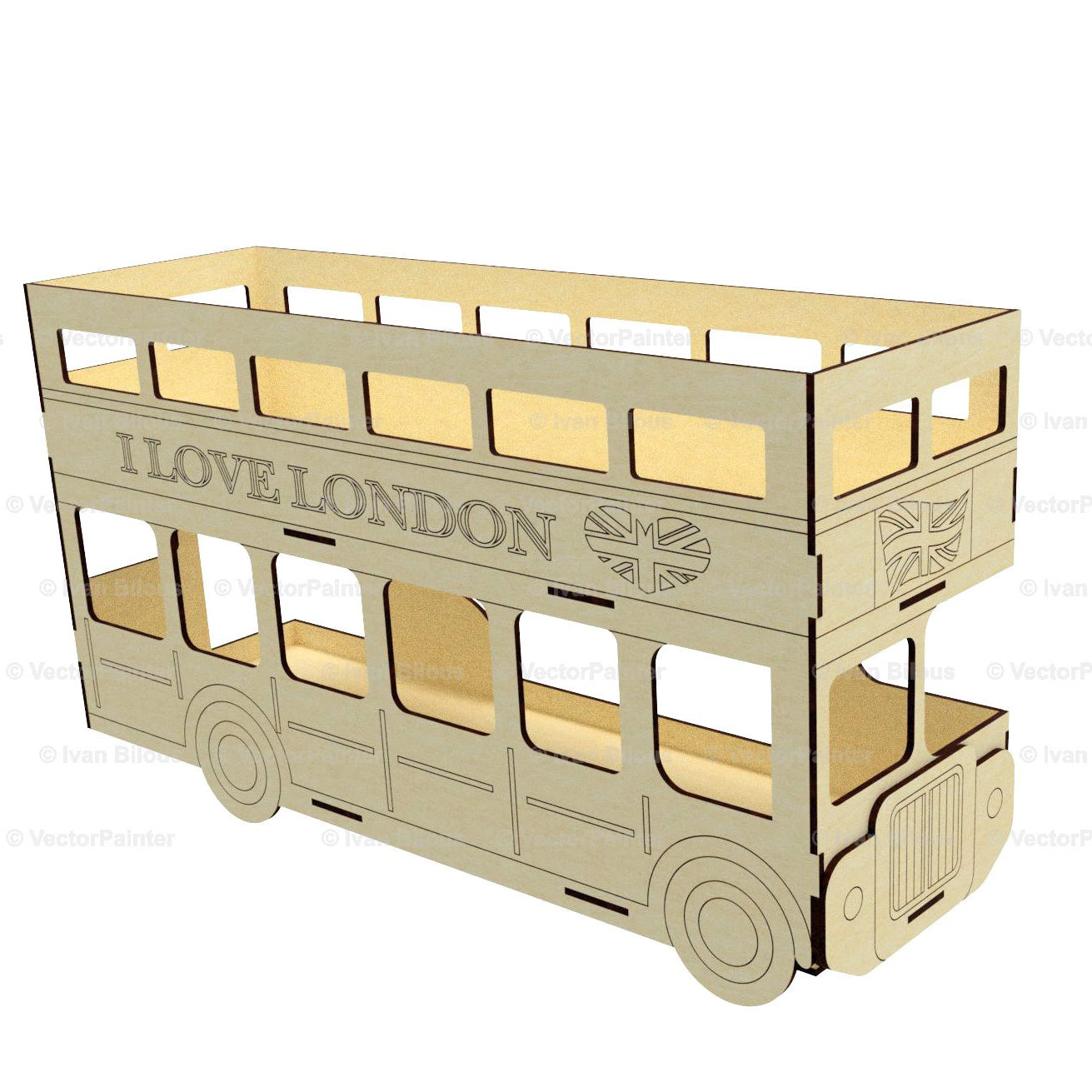 Double Decker Bus "London Bus" Stand