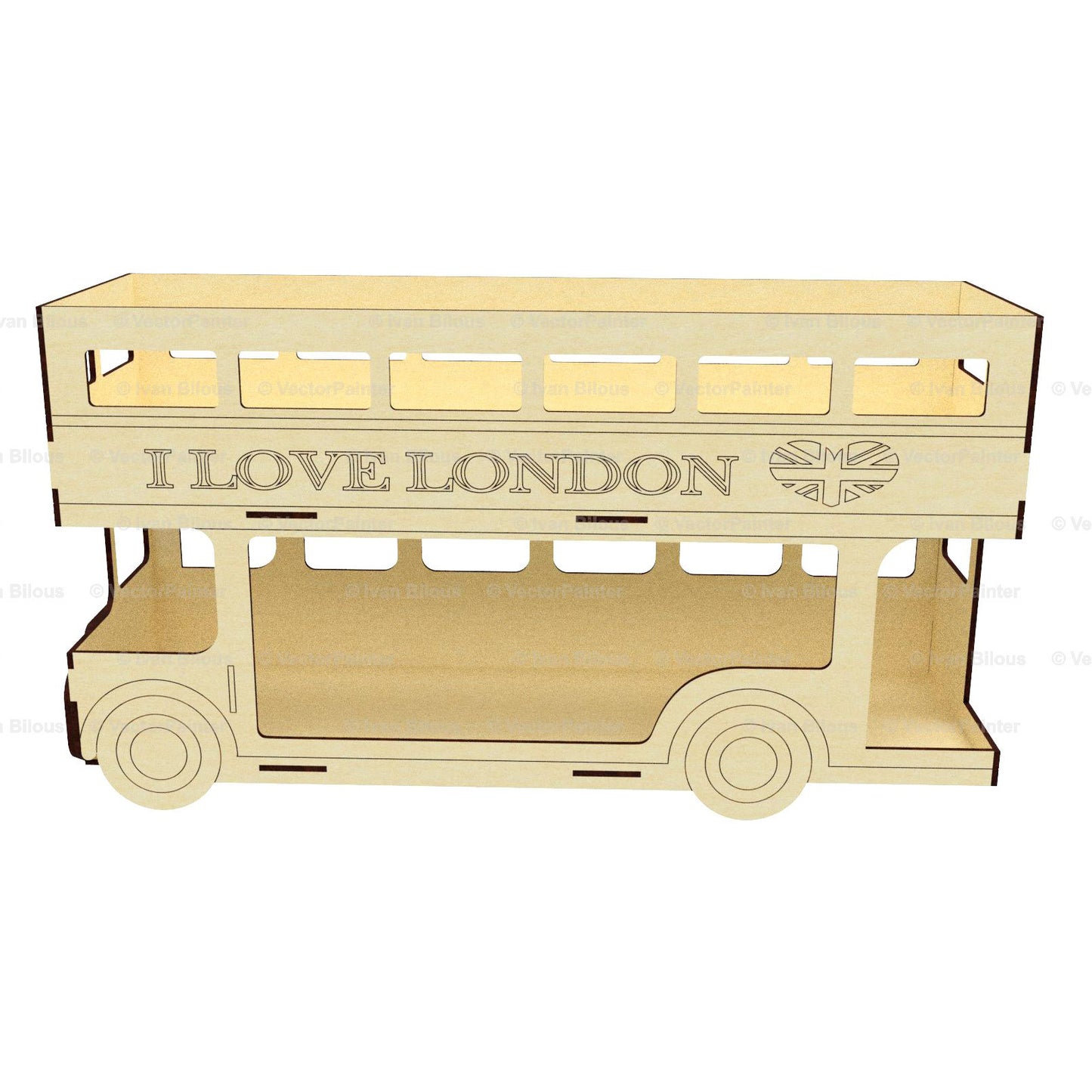 Double Decker Bus "London Bus" Stand