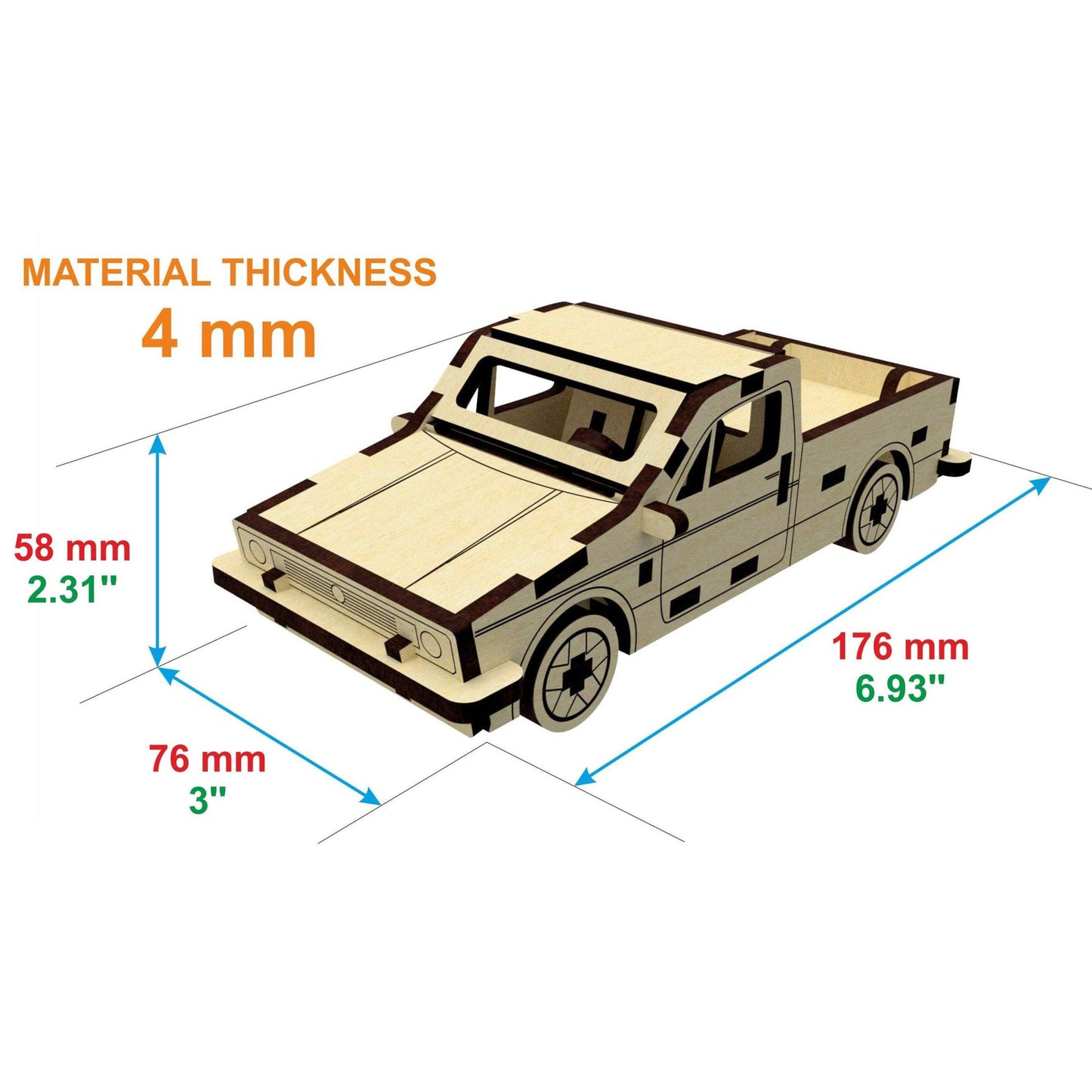 Pickup Car miniature
