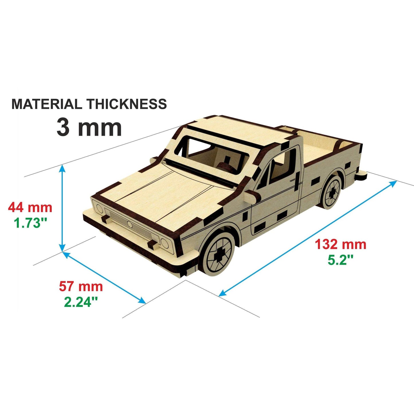 Pickup Car miniature