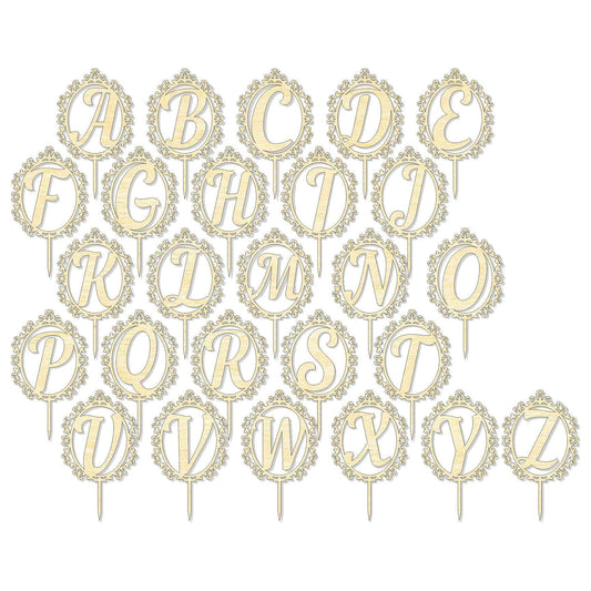 Alphabet toppers