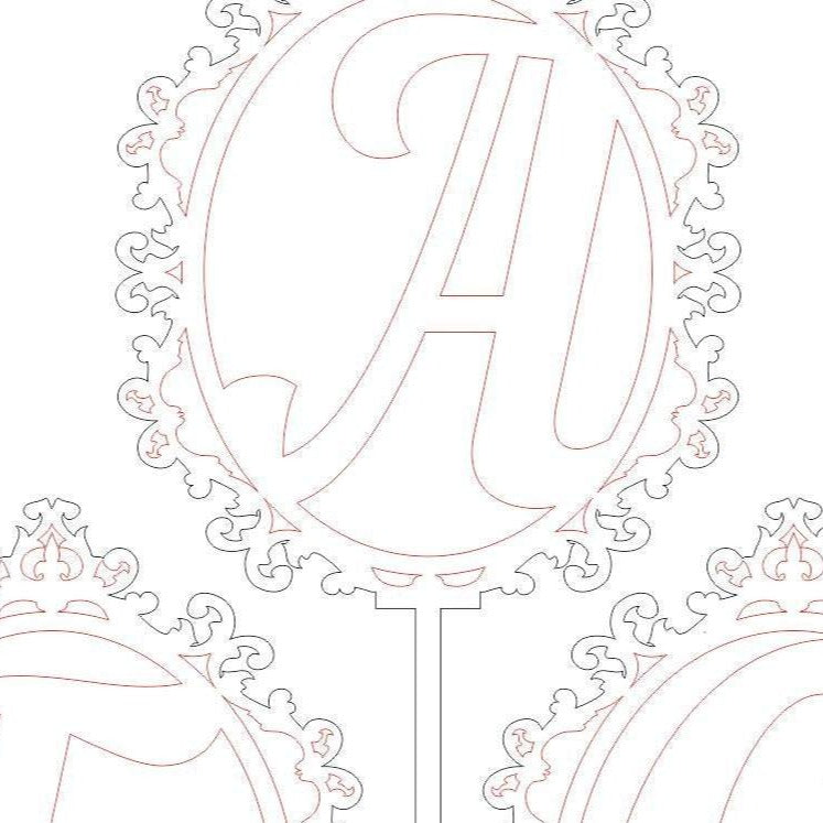 Alphabet toppers