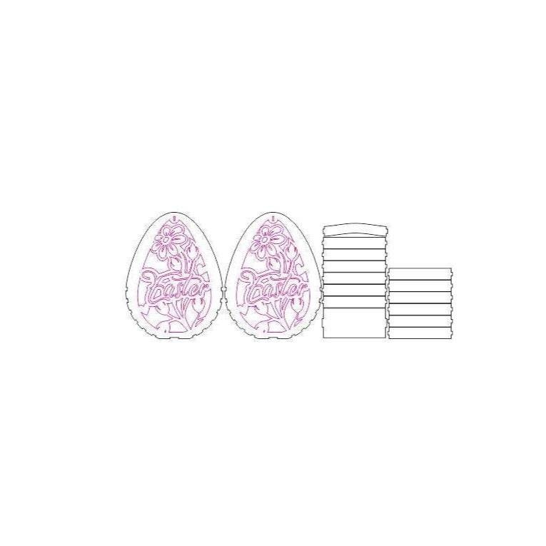 Easter basket - Laser Cut File SVG & DXF