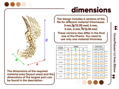 Phoenix Fairy Bird Ornament