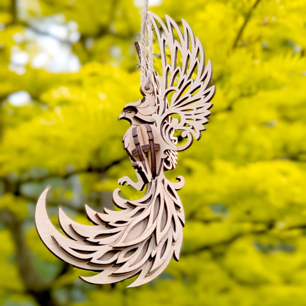 Phoenix Fairy Bird Ornament - Laser Cut File, Digital Plan Project for ...