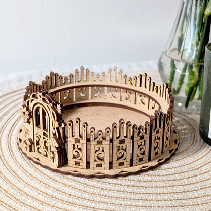 Box & Fence for Flower Pot #2