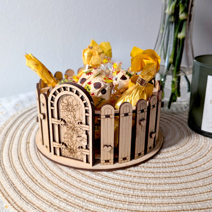 Box & Fence for Flower Pot #4