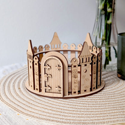 Box & Fence for Flower Pot #5