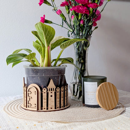 Box & Fence for Flower Pot #5