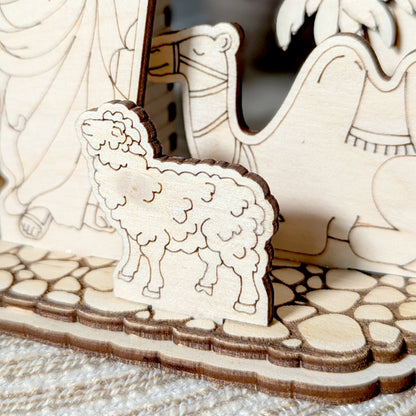 Schwibbogen with Nativity Scene