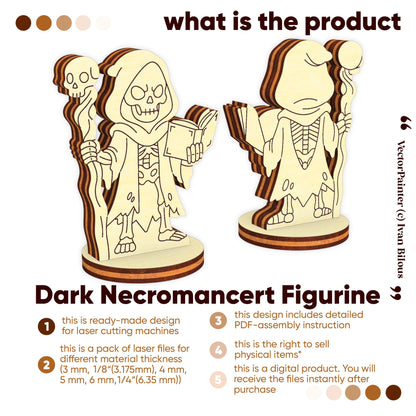 Dark Necromancert - Laser Cut File SVG & DXF
