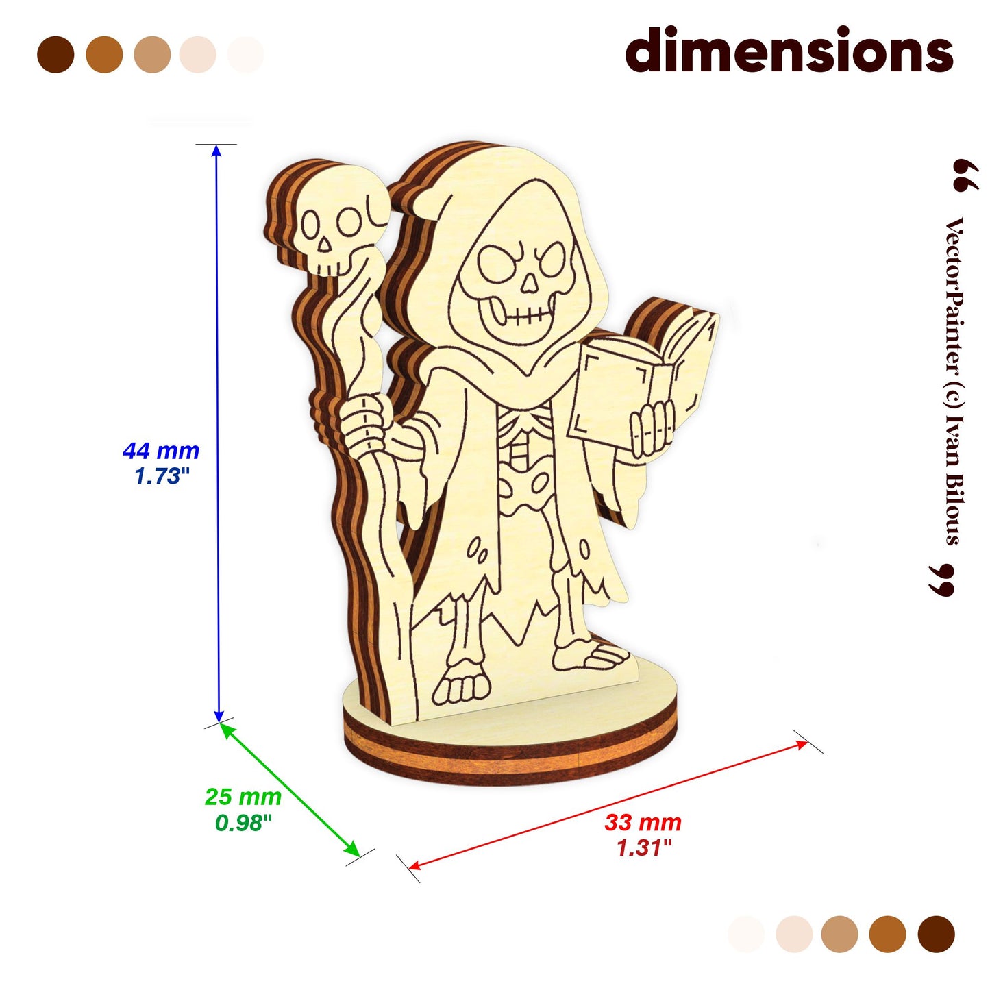 Dark Necromancert - Laser Cut File SVG & DXF
