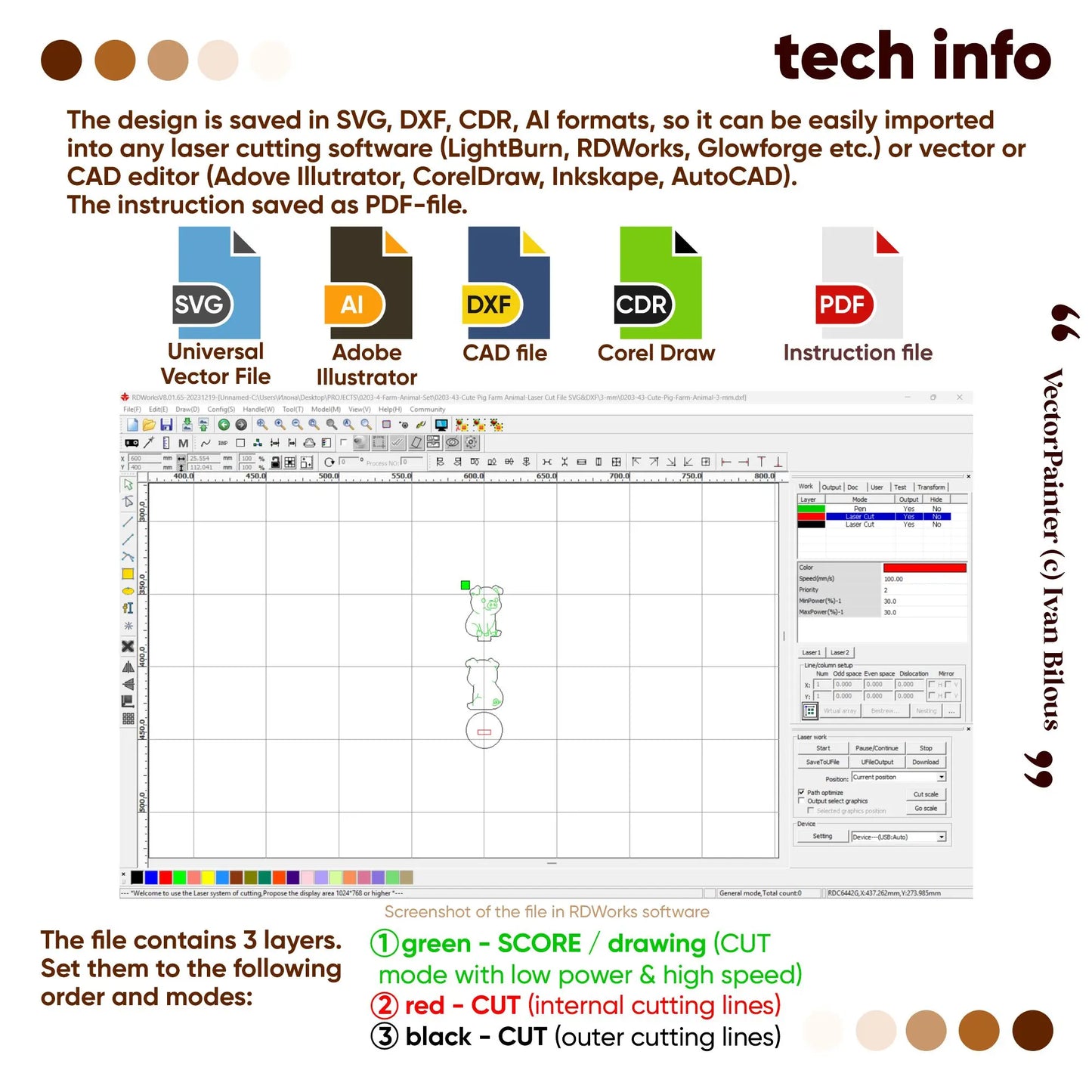a screen shot of a computer screen with tech info