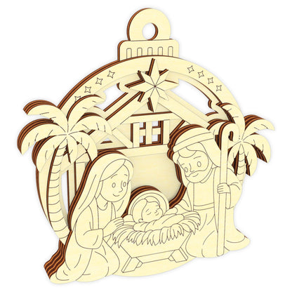 Nativity Ornament (Cartoon style)