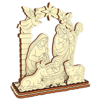 Nativity Scene - Small Schwibbogen