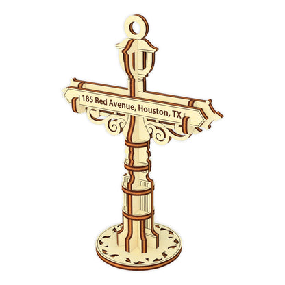 Custom Road Sign Ornament