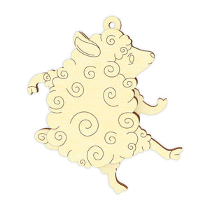 Easter Sheep Ornament - Set of 5