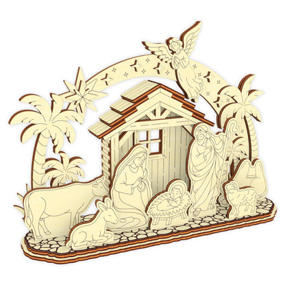 Schwibbogen with Nativity Scene