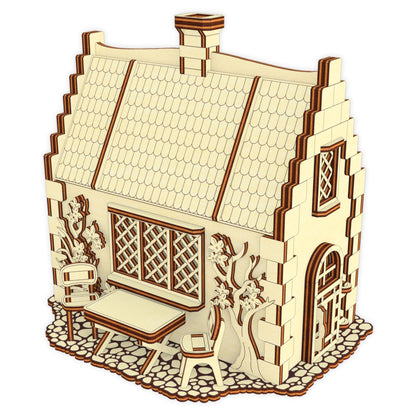 Cottage with Greenhouse